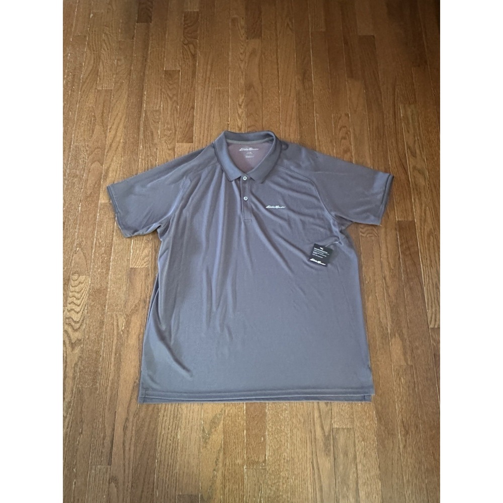 Eddie‎ Bauer FREEDRY Men's Resolution Pro Polo. Frost Grey XL NEW With Tags